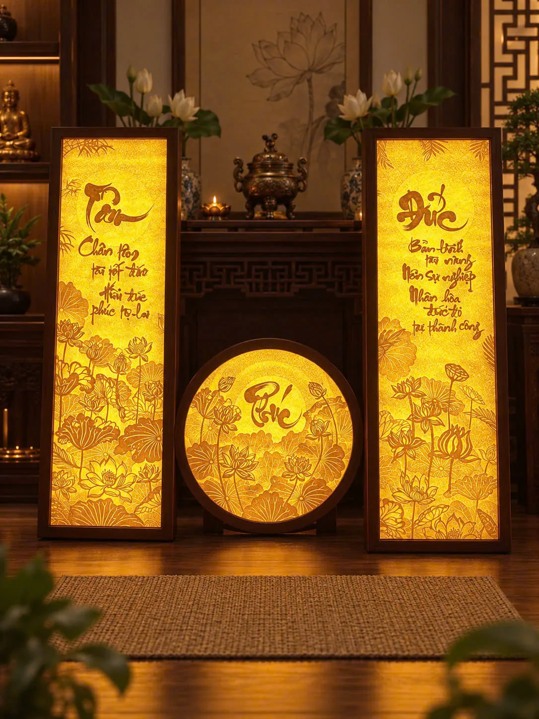 Tranh trúc chỉ Nghệ thuật ánh sáng tâm linh